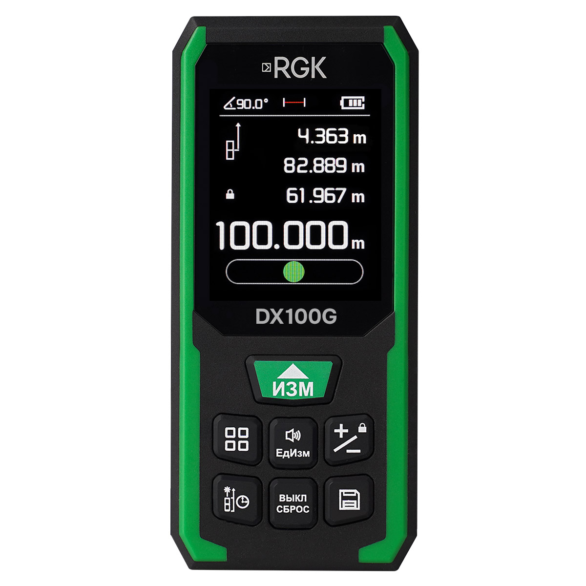 Лазерный дальномер RGK DX100G